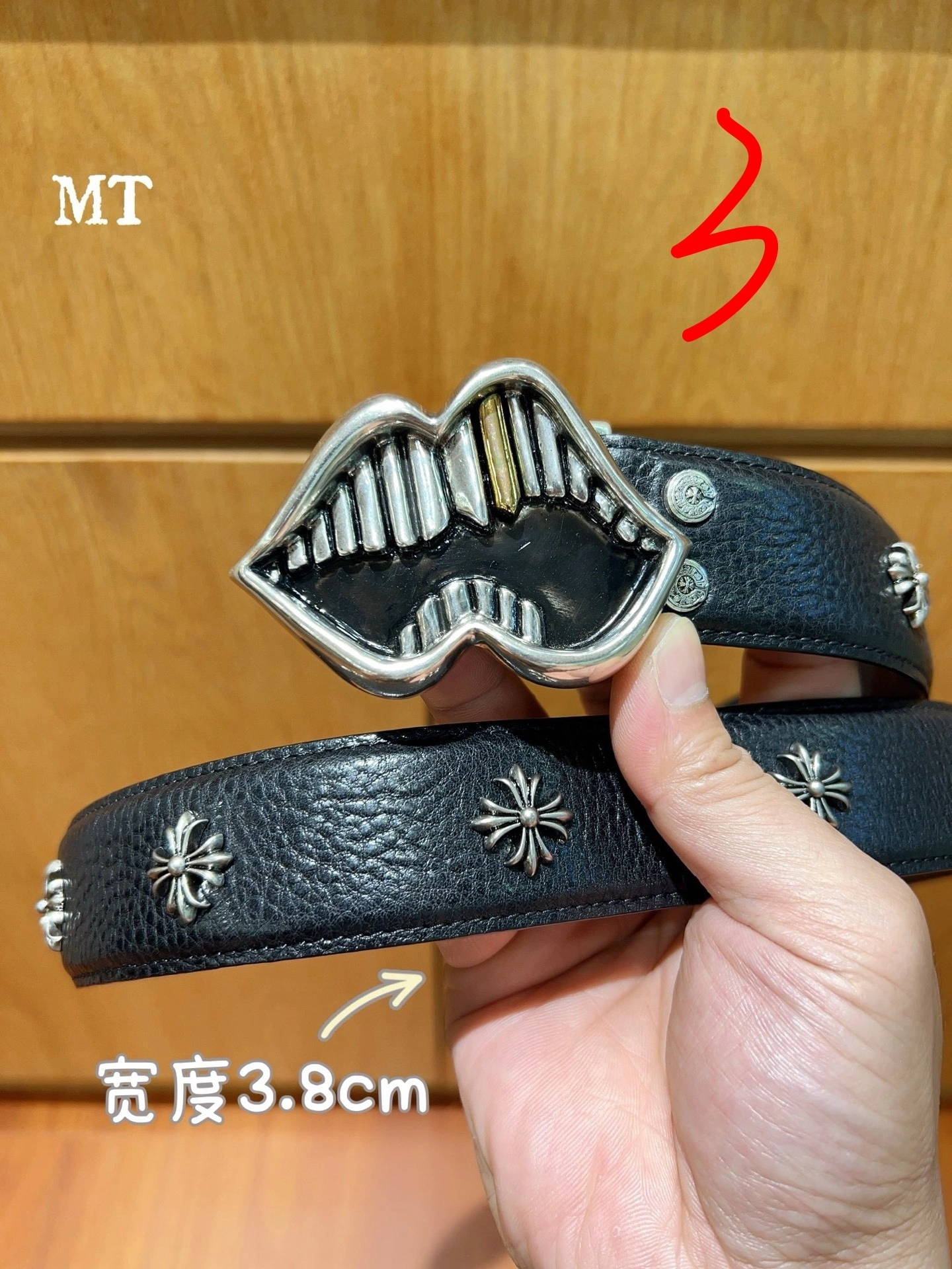 Barbara-- 3hro75 cowhide 925 silver 3.8cm 16Colour item:E-S333L0411-16